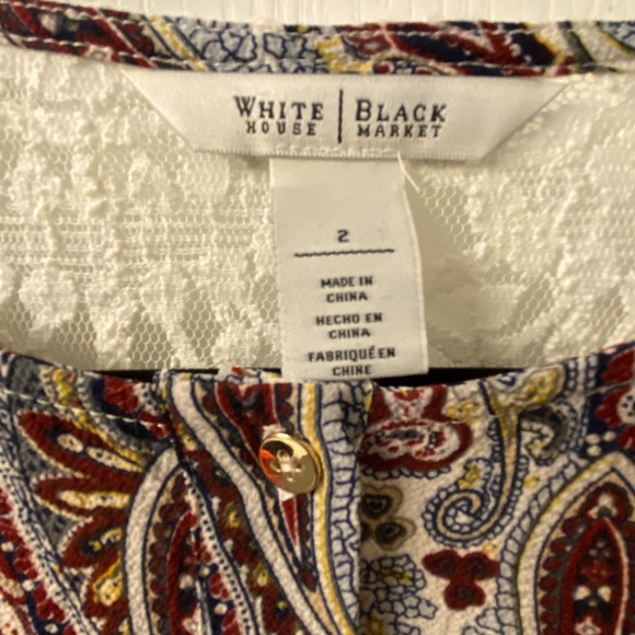 White House Black Market Blouse - Picture 3 of 3